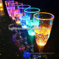 LED illuminated liquid active party champagne glass